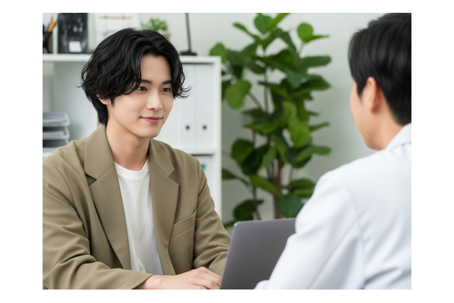 ドクターと面談シーン