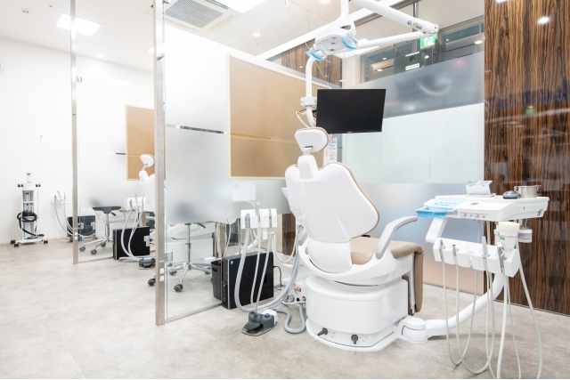 大崎オーバルコート歯科室の診療スペース