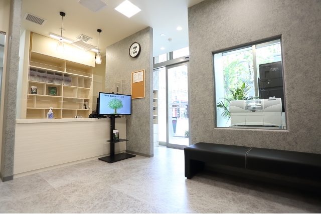 けやき歯科高崎タワー分院の診療室廊下