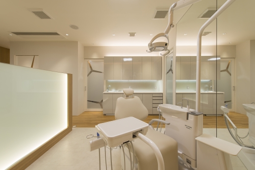 太田川矯正歯科クリニックの半個室の診療室